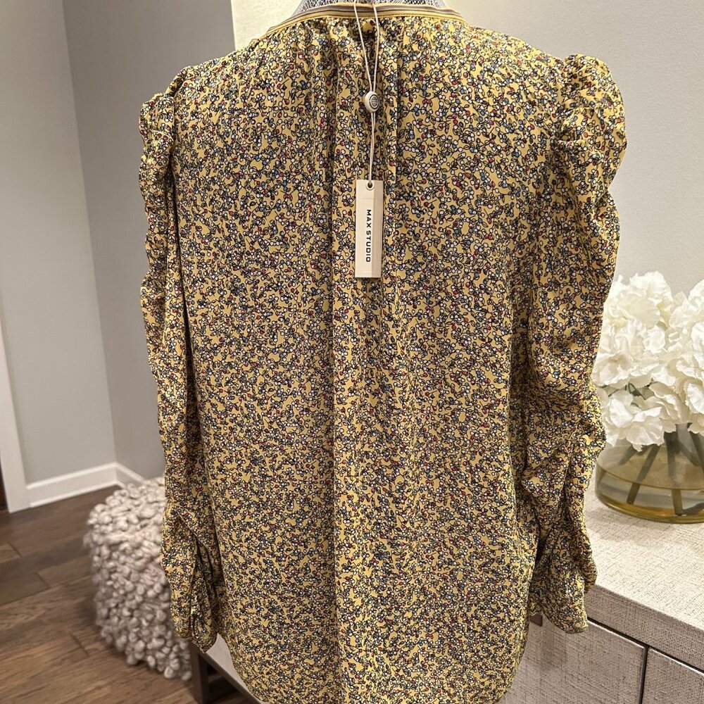 Max Studio Yellow Floral Bohemian - Picture 5 of 7